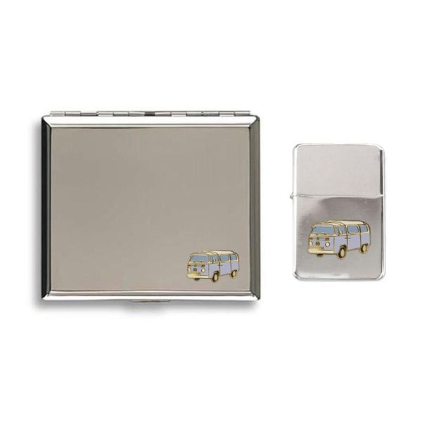 Camper Van Stormproof Petrol Lighter and Cigarette Case