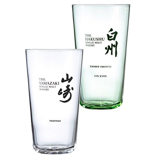 Suntory Yamazaki Hakushu Thin Tumbler Set, 11.5 fl oz (340 ml)