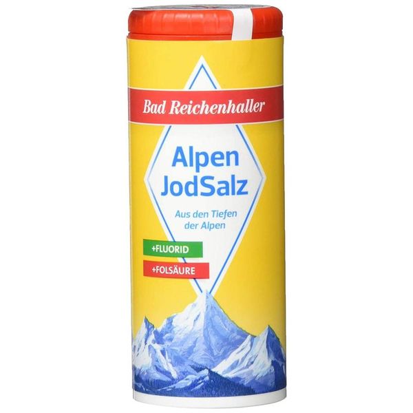 Direct purchase from Germany Bass Rich Haller Salt Iodine + Fluorine + Folic Acid 8 Packs (8 x 125g), quantity, see details