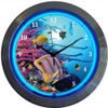 Aquarium Art Light 15" Wall Décor Neon Clock 8AQUAX