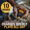 DEWALT Wearable Bluetooth Portable Speaker Clip-On Wireless Bluetooth 1901158DW2