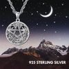 KINGWHYTE Star of david and MOON necklace