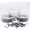 LINCOLN Plaiting Bands - Horse/Equine - Black - approx 800