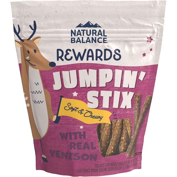 Limited Ingredient Rewards Jumpin' Stix, Grain-Free Dog Treats for Adult Dogs of