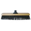 Faithfull 18-inch PVC Platform Broom Head Threaded Socket, Black