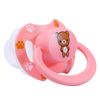 LittleForBig Generation-II Pacifier Printed Set-Blue Fox & Pink Teddy Bear