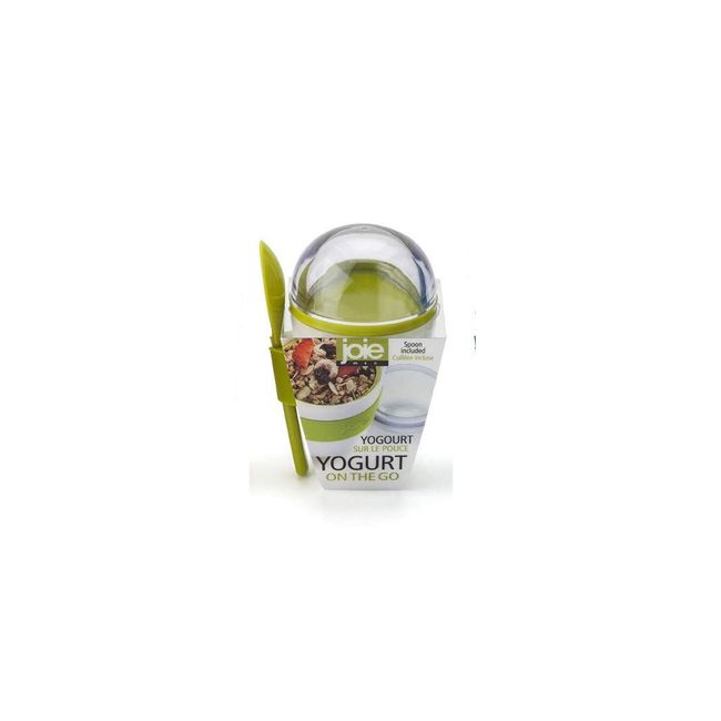 Joie Yogurt Parfait - Cereal - Oatmeal On The Go Reuseable and Portable Cup with Spoon