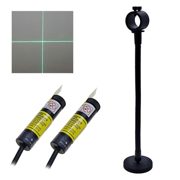 Sewing Guide Light Green Cross Light Module Generator Projector Replacable USB for Heat up Screen Printing Placement Fabric Cloth Sewing Alignment