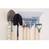 ClosetMaid Wall Mount Garage Tool Organizer Rack, Long Handle, 35538, Silver