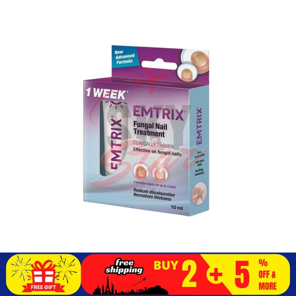 1 X EMTRIX Fungal Nail Treatment 10ml Free Shipping