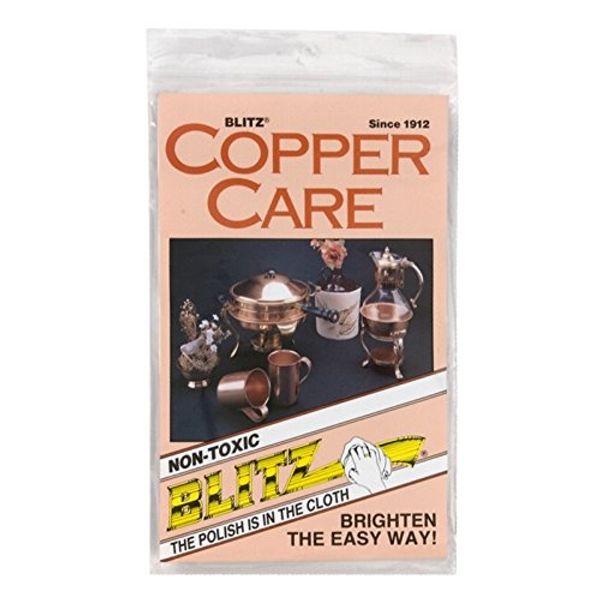 Blitz 21028 Copper Care Cloth-Single-Ply, Treated, 2 Pack