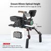 SMALLRIG Universal LWS Baseplate with Dual 15 mm Rod Clamp - 3357