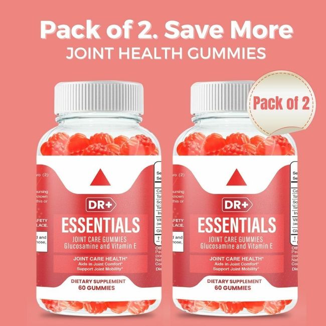 Joint Support Gummies Triple Strength Glucosamine & Vitamin E (2-Pack)