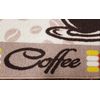 PRINTED KITCHEN RUG (nonskid back) (18" x 30") COFFEE CUP & BEANS, PD
