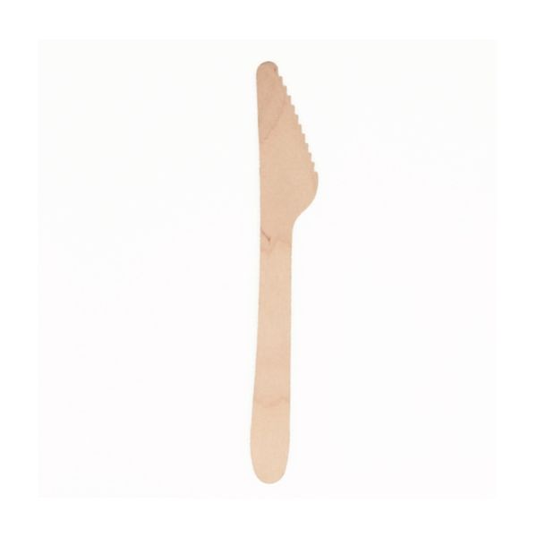 25 Pure Wood Knives, 16.5 cm