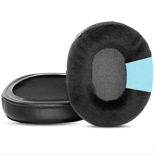 TaiZiChangQin K361 BT K371 BT Upgrade Ear Pads Cushions Replacement Compatible with AKG K361 K371 K361BT K371BT Studio Headphone (Velour Earpads Black)