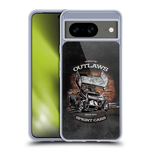 Head Case Designs Officially Licensed World of Outlaws Brickyard Sprint Car Western Graphics Gel Case [Military Grade Protection] Compatible with Google Pixel 8