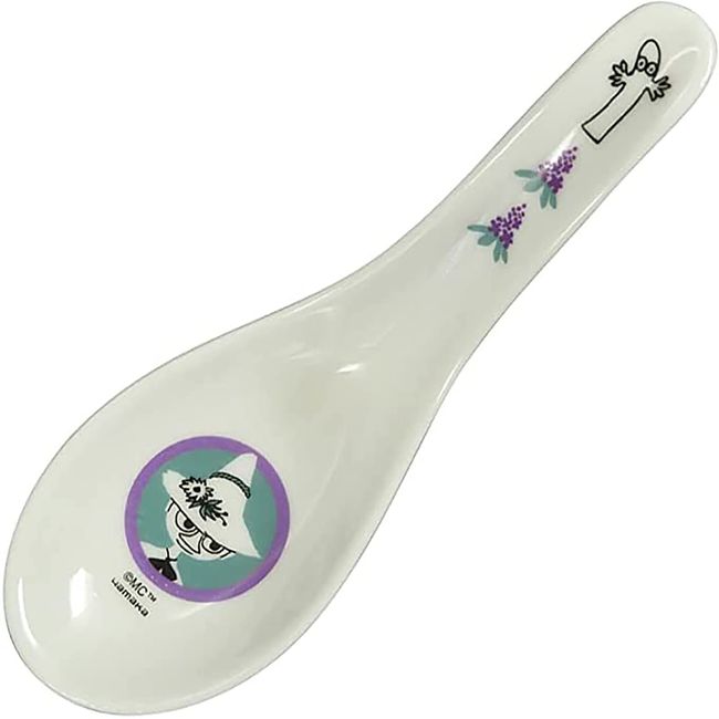 Yamaka Shoten MOOMIN MM5703-313 Astragalus Spoon, Ceramic, 5.5 inches (14 cm), Microwave Safe, Snafkin, Moomin, Goods, Scandinavia, Mother's Day, Gift, Tableware, Gift, Wedding Gift, Made in Japan