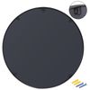Black Round Mirror Circle Wall Mirror with Metal Frame Vanity Entryway 18Inch