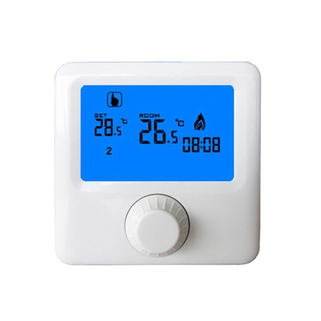  Digital Thermostat, Wall-Mounted Programmable LCD