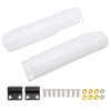 Front Fork Guard Dust Protector, Durable Front Shock Fork Cover White Dust Proof for Motocross Race