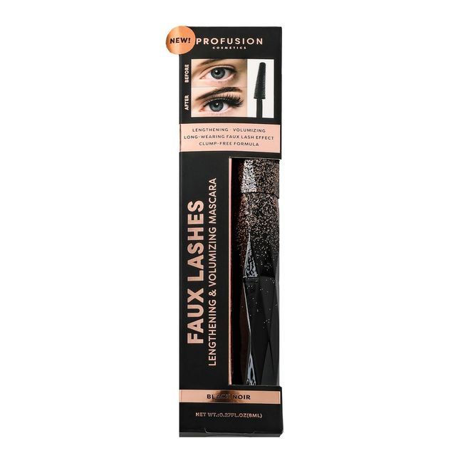 PROFUSION COSMETICS FAUX LASHES | LENGTHENING & VOLUMIZING MASCARA