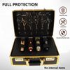 Portable Barber Shop Case Travel Carrying Shears Scissors Combs Clipper Tool Box