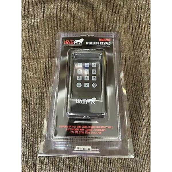 Mighty Mule Wireless Keypad Digital Automatic Gate Operator Battery Operated NEW