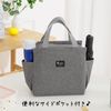 Men’s Lunch Bag, Cold Insulation, Stylish, Thermal, Large Capacity, With Side Pockets