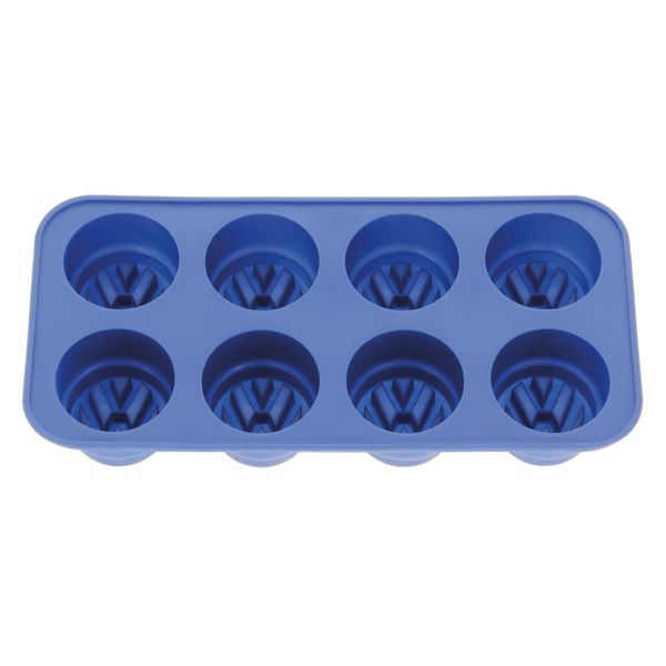 BRISA VW Collection - VW Logo Eiswürfelform, Backform, Eiswürfelbereiter aus Silikon