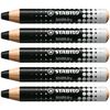 STABILO - Whiteboard- und Flipchartmarker - MARKdry - 5er Pack - schwarz