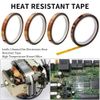 A-SUB 20 Rolls High Temperature Heat Resistant Tape 10mm 108ft Kapton Polyimide