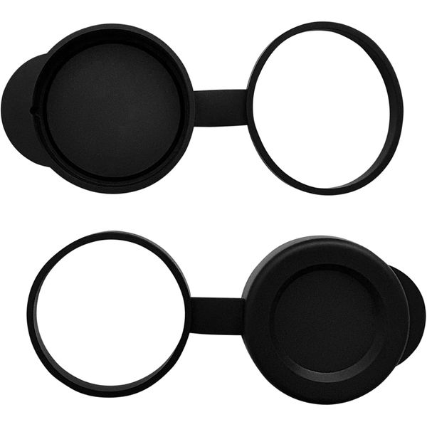 32mm Binocular/Monocular Objective Lens Caps Internal Diameter 47.5-49mm Rubber Cover Set Black
