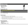 HVAC Blower Fan Switch - Electrical - Compatible with 2001-2003 Mazda Protege