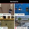 Master Lock 1535D Locker Lock Set Your Own Combination Padlock, Assorted Colors, 1 Pack