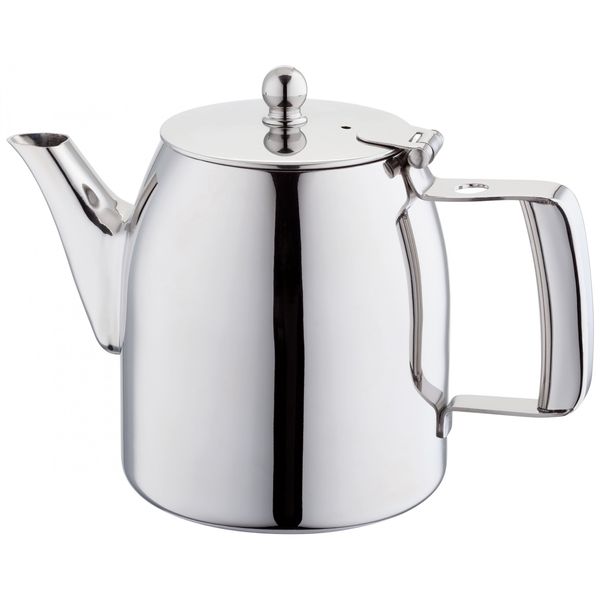 Stellar Continental Teapot, Stainless Steel, 400ml