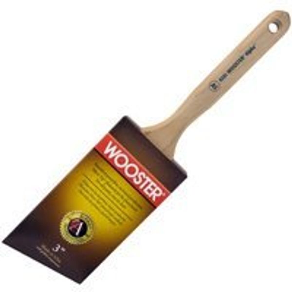 Wooster Alpha 3 in. W Angle Synthetic Blend Paint Brush