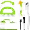8 Pack Grout Cleaner Brush, Hand-Held Groove Gap Cleaning Tools Tile Joint Sc...