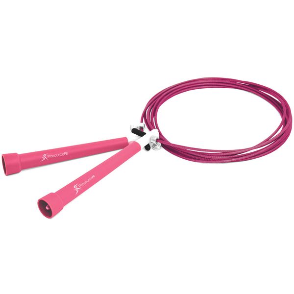 ProsourceFit Speed Jump Rope 10’ Adjustable Length, Super Fast Turning for Cardio, Boxing