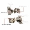 50Packs 1-1/4" Overlay Soft Close Face Frame 105° Compact Cabinet Hinge Hardware