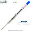 SCHMIDT 6 Pack - Blue-P900-Fine Tip Parker Style Ballpoint Refill