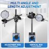 Dial Indicator with Magnetic Base 0.001"Precision Gauge Test Indicator Point Set