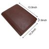 Freeprint Zippered Portfolio 3 Ring Binder Organizer With Writing Pad
