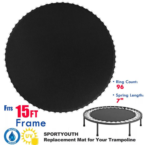 Buckles Replacement Trampoline Jumping Mat Fit 15FT with 96 Ring Jumping Mat Pad
