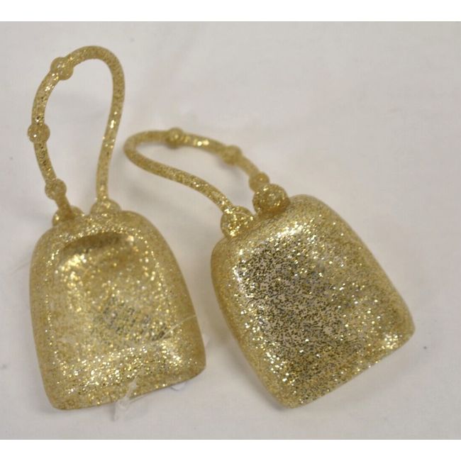 Bath & Body Works 2 Pack Pocket Back Hand Sanitizer Holder Storage Sparkle Gold