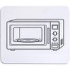 Azeeda 'Microwave Oven' Mouse Mat/Desk Pad (MO00034314)