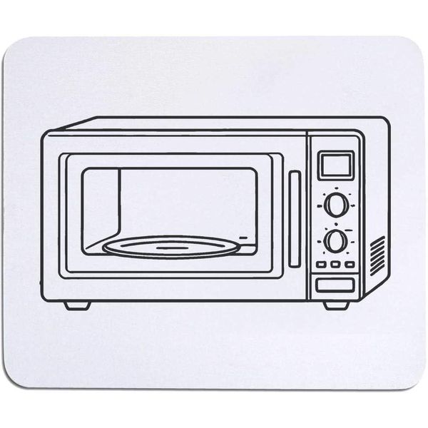 Azeeda 'Microwave Oven' Mouse Mat/Desk Pad (MO00034314)