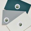 24 x 40mm Round 'Snowdrops' Stickers (SK00040248)