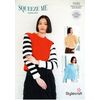 Stylecraft DK Knitting Pattern - 10082 Ladies Sweaters (3 Easy Mix & Match Designs)