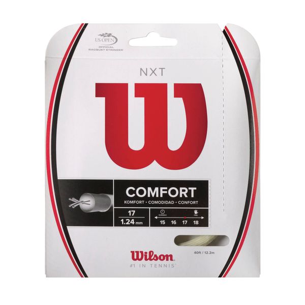 Wilson NXT 17 Tennis String - Set, White